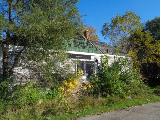 14390 Lappin St, Detroit, MI 48205 - view of home's exterior featuring a chimney
