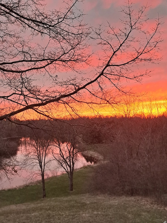 view of nature at dusk