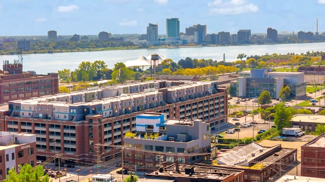 2987 Franklin St Unit 3Ab, Detroit, MI 48207 - aerial view of city skyline and a large body of water