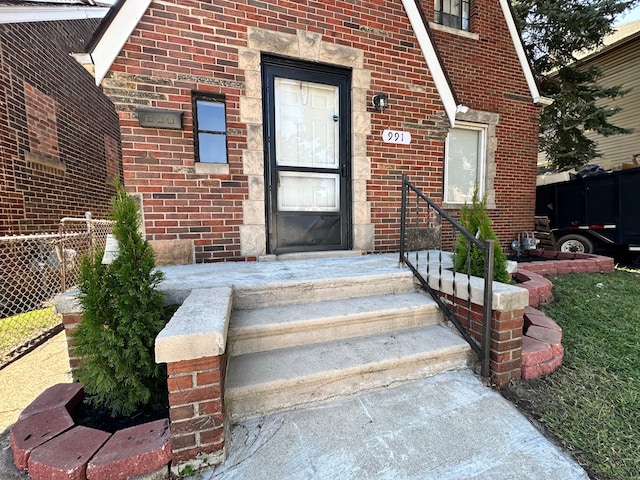 view of entrance to property