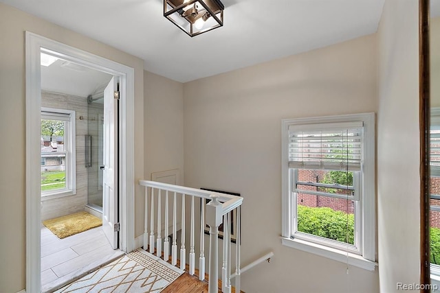 interior space featuring light hardwood / wood-style floors