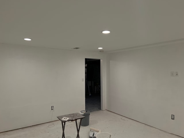 view of empty room