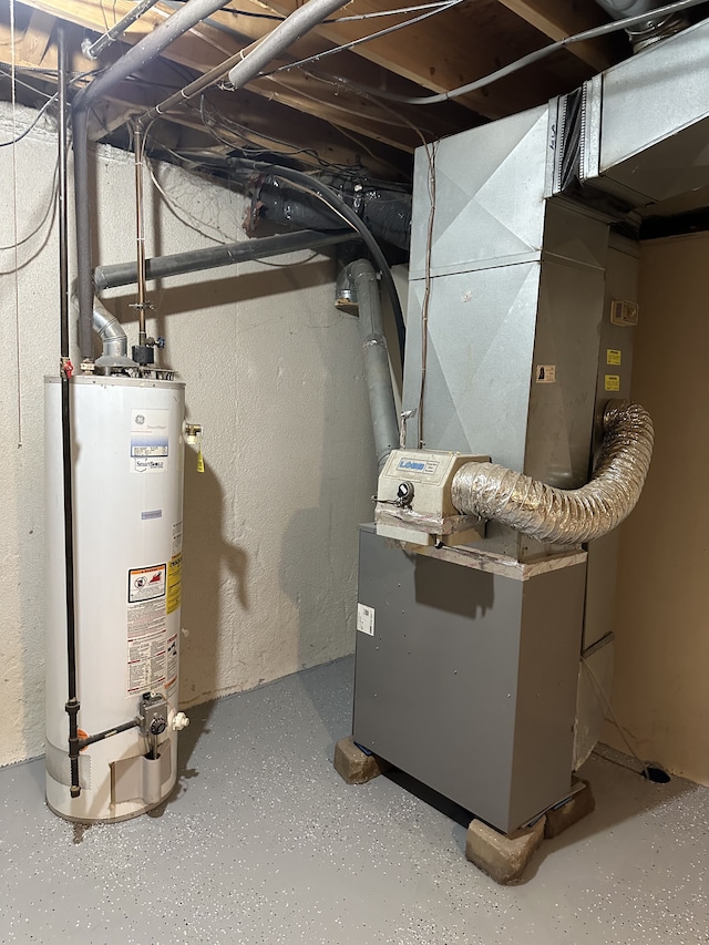 utilities with gas water heater