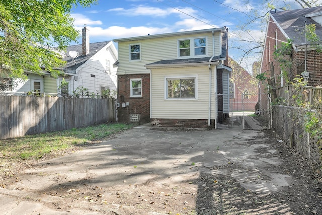 view of back of property