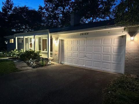 ranch-style house with a garage