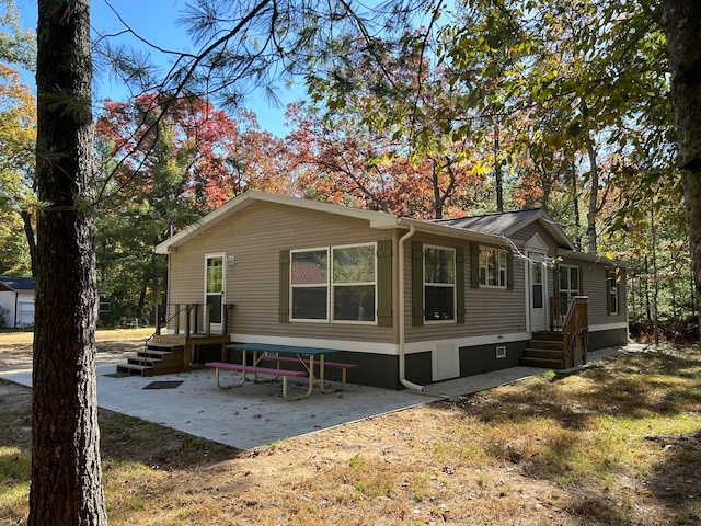 view of rear view of property