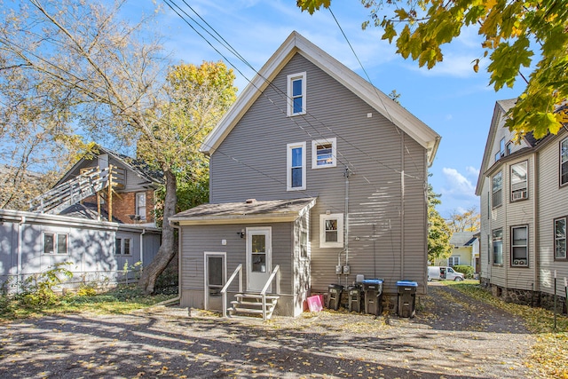 view of rear view of house