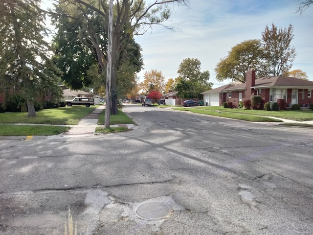 view of road