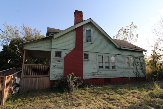 view of back of property