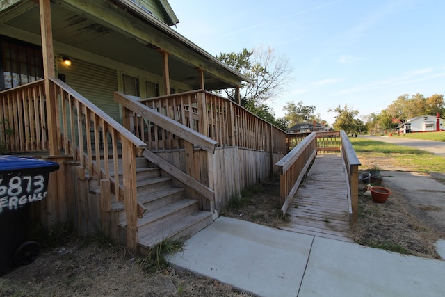 view of home's exterior