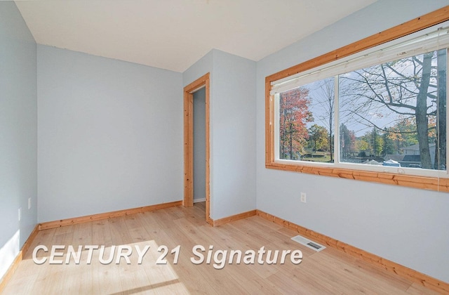 unfurnished bedroom featuring wood-type flooring