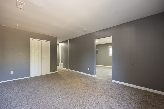 empty room with carpet floors