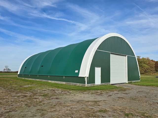 view of outdoor structure