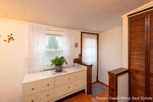 interior space featuring hardwood / wood-style flooring