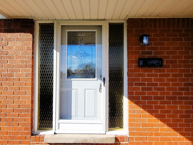 view of entrance to property