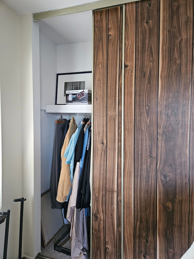 view of closet