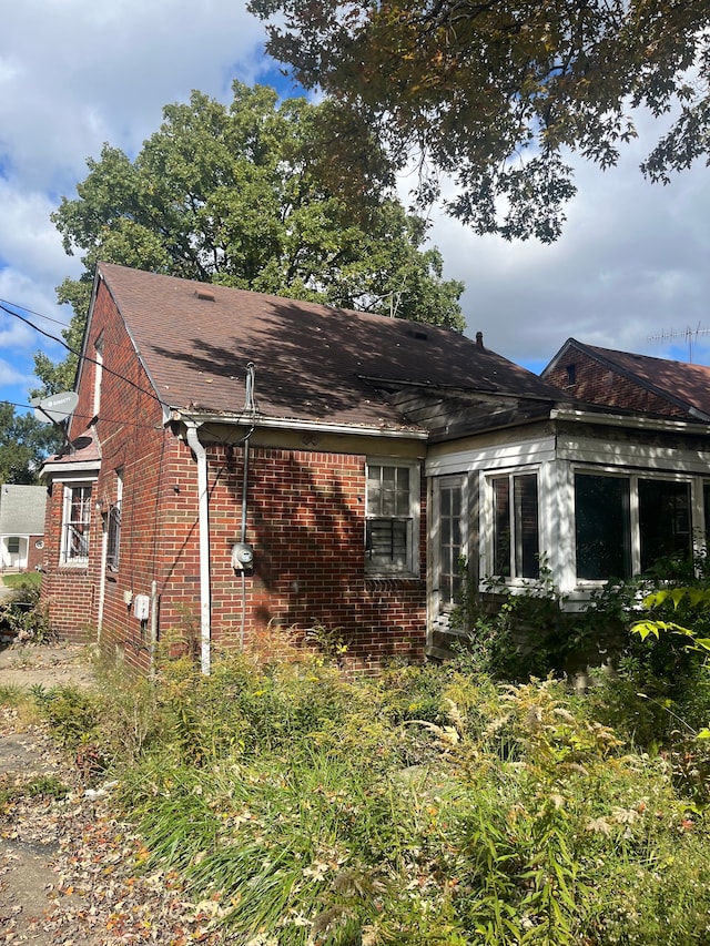 view of side of property