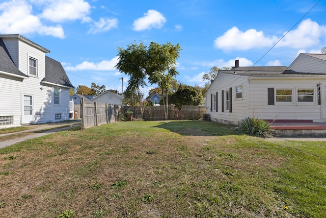 view of yard