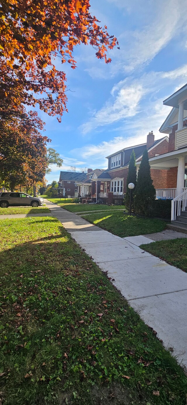 exterior space featuring a yard