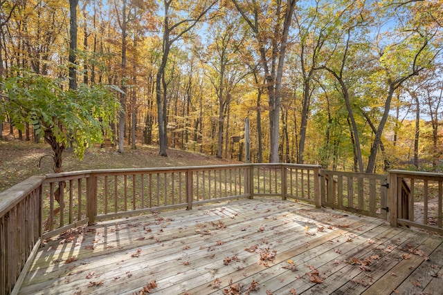 view of deck