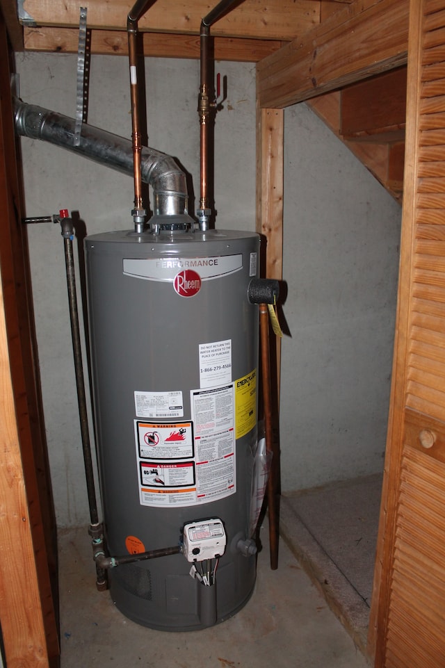 utilities with water heater