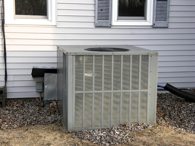 exterior details featuring cooling unit