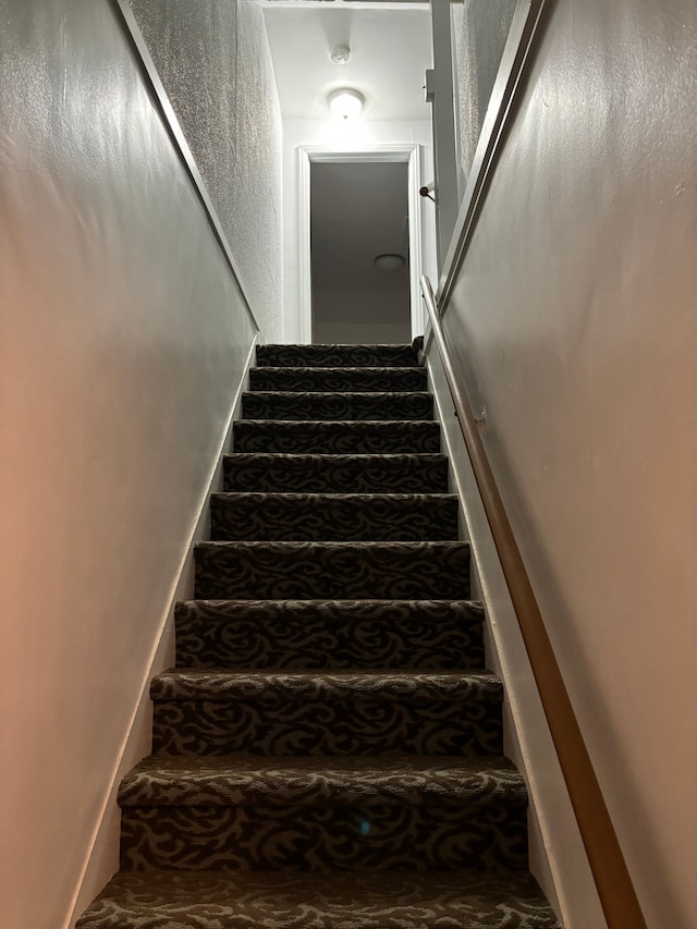 view of stairs