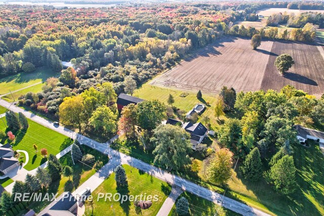 10300 Lange Rd, Birch Run, MI 48415 - aerial view of property and surrounding area featuring rural landscape