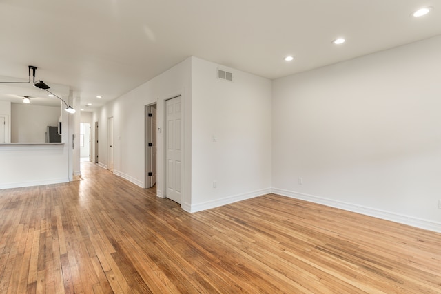 interior space featuring light hardwood / wood-style flooring