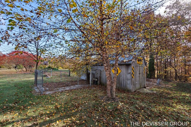 2766 48th Ave, Zeeland, MI 49464 - view of grassy yard with an outbuilding