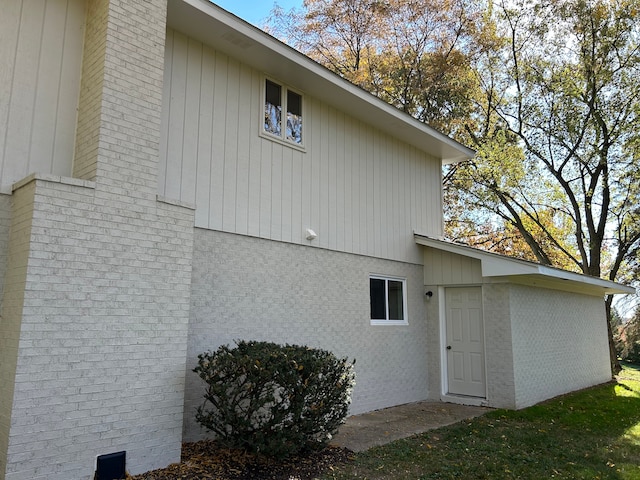 view of rear view of property