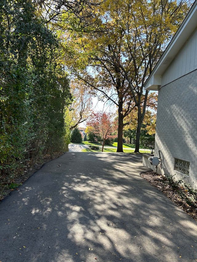 view of road