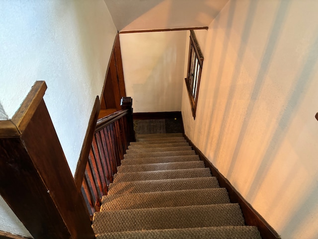 view of stairs