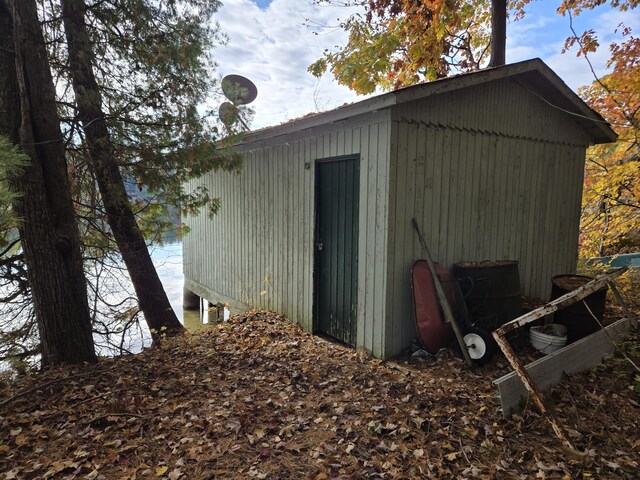 8918 W School Section Lake Dr, Mecosta, MI 49332 - view of outbuilding