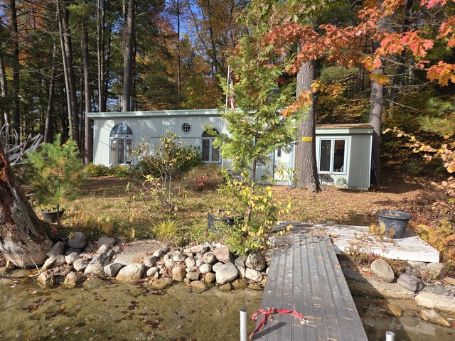 8918 W School Section Lake Dr, Mecosta, MI 49332 - view of front facade