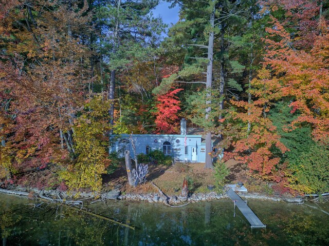 8918 W School Section Lake Dr, Mecosta, MI 49332 - aerial view of property and surrounding area