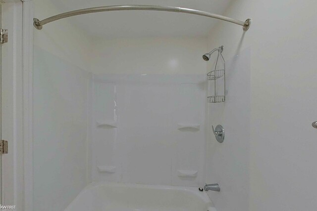 bathroom featuring bathing tub / shower combination