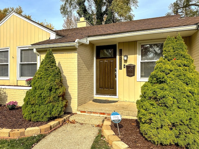 view of entrance to property