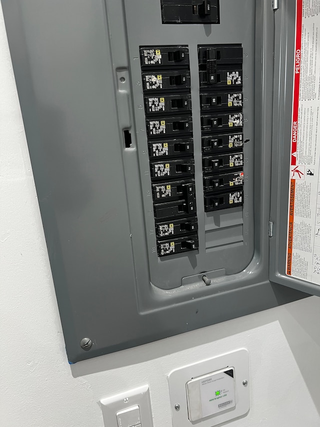 utilities with electric panel