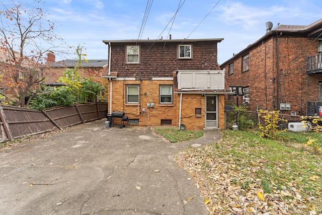 view of back of property