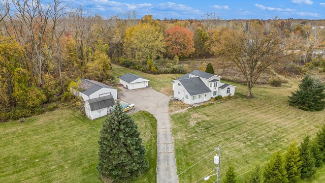 6700 Bethuy Rd, Ira, MI 48023 - view of subject property with a heavily wooded area