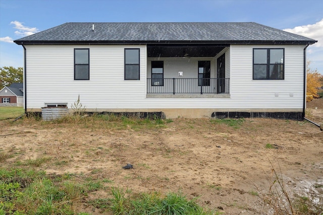 view of rear view of house