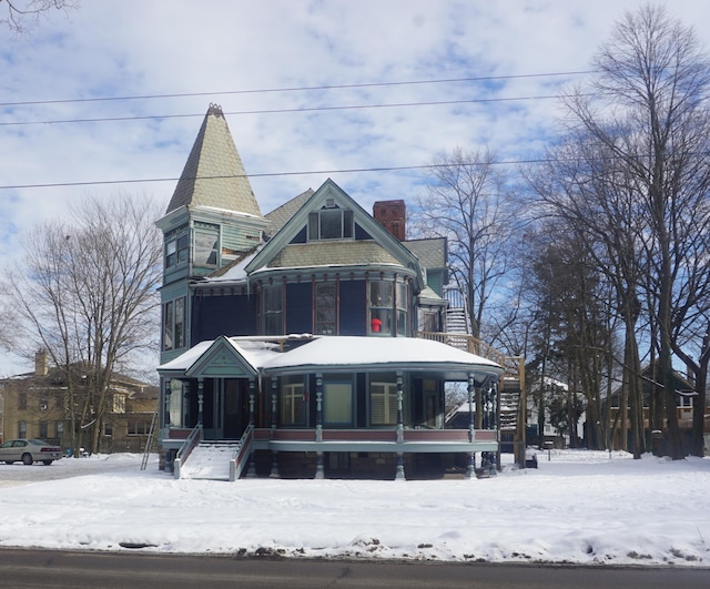 victorian home with covered porch