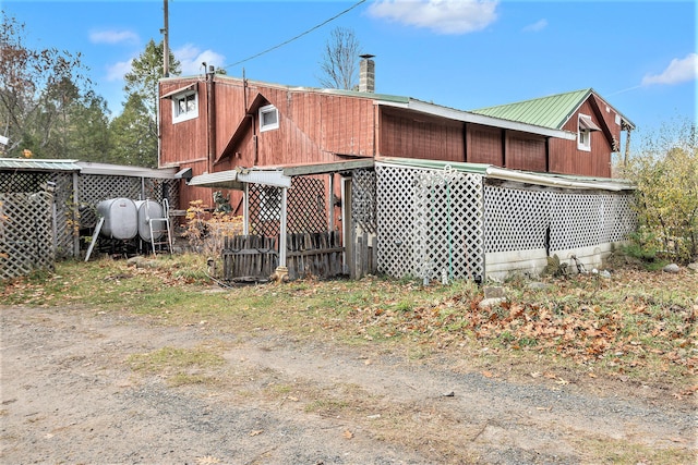 view of back of property