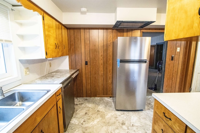 kitchen featuring sink and stainless steel appliances