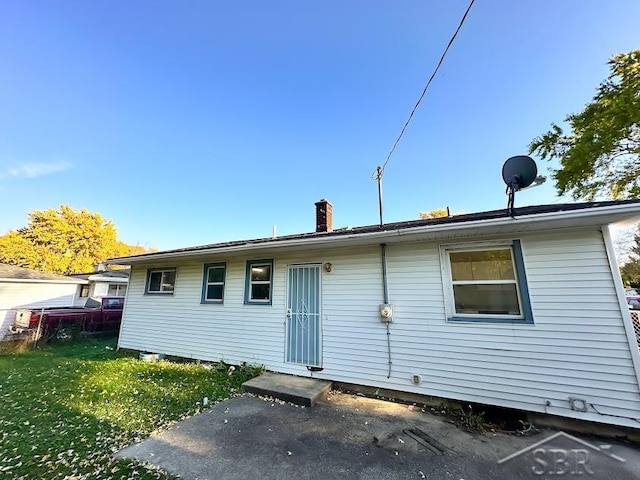 view of back of property