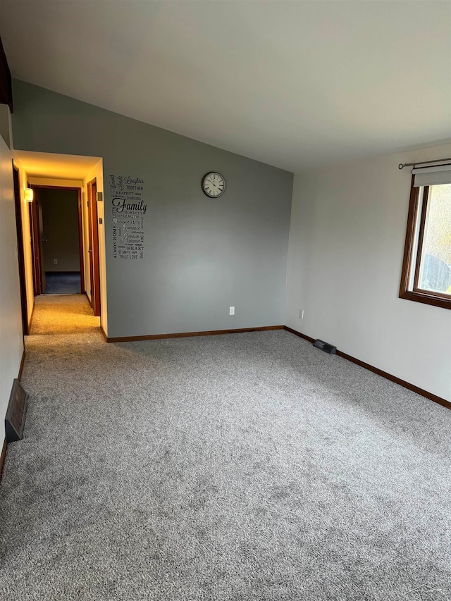 empty room with carpet floors