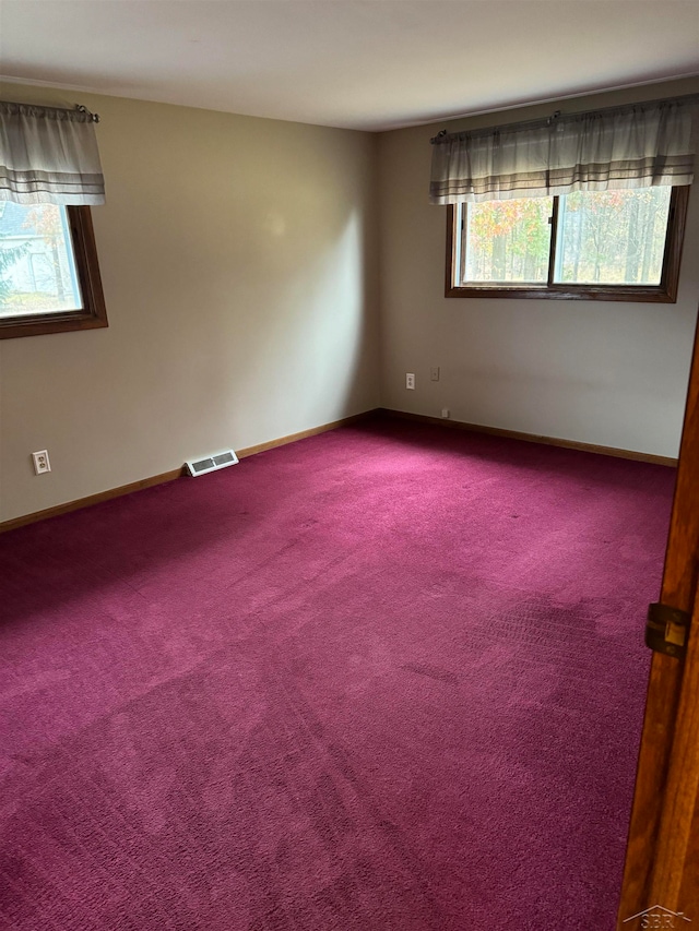 empty room featuring carpet