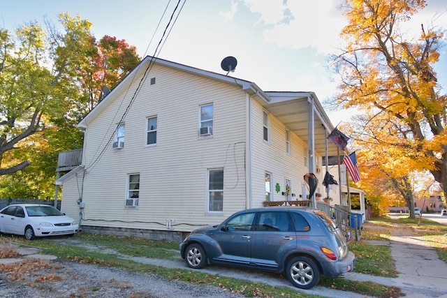 view of side of property