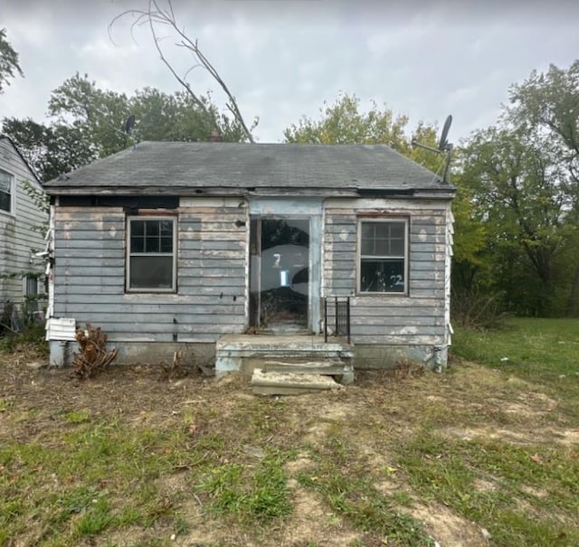 view of rear view of property